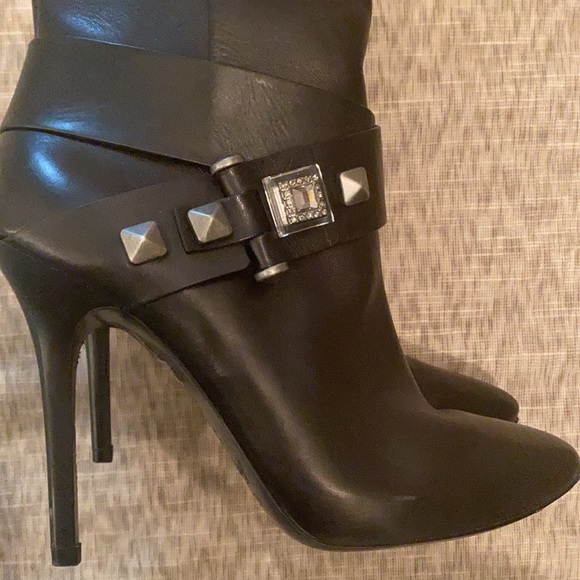 Black Leather Boots - Picture 5 of 9